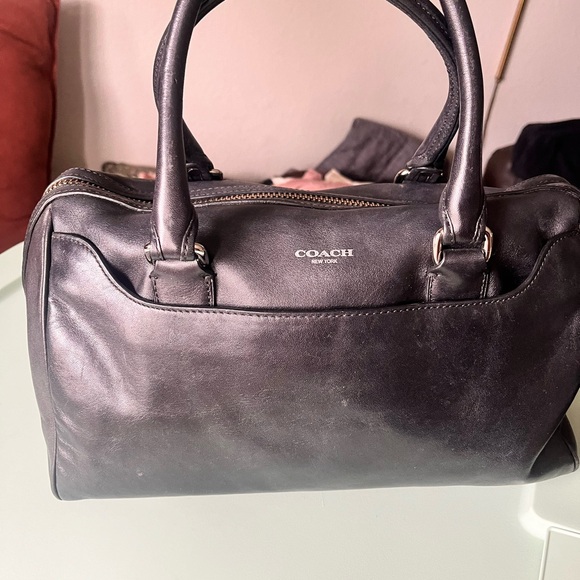 Coach Black legacy Haley Leather Satchel - Picture 2 of 7